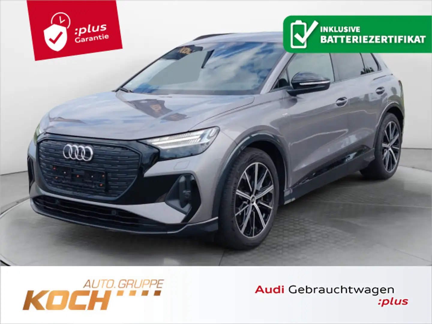 Audi Q4 e-tron 40 S-Line, Matrix, ACC, RFK, Ambiente Gris - 1
