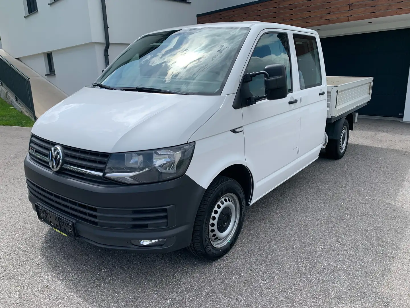 Volkswagen T6 Transporter Doka-Pritsche,4-Motion,Pickerl+Service+ZR Neu Weiß - 1