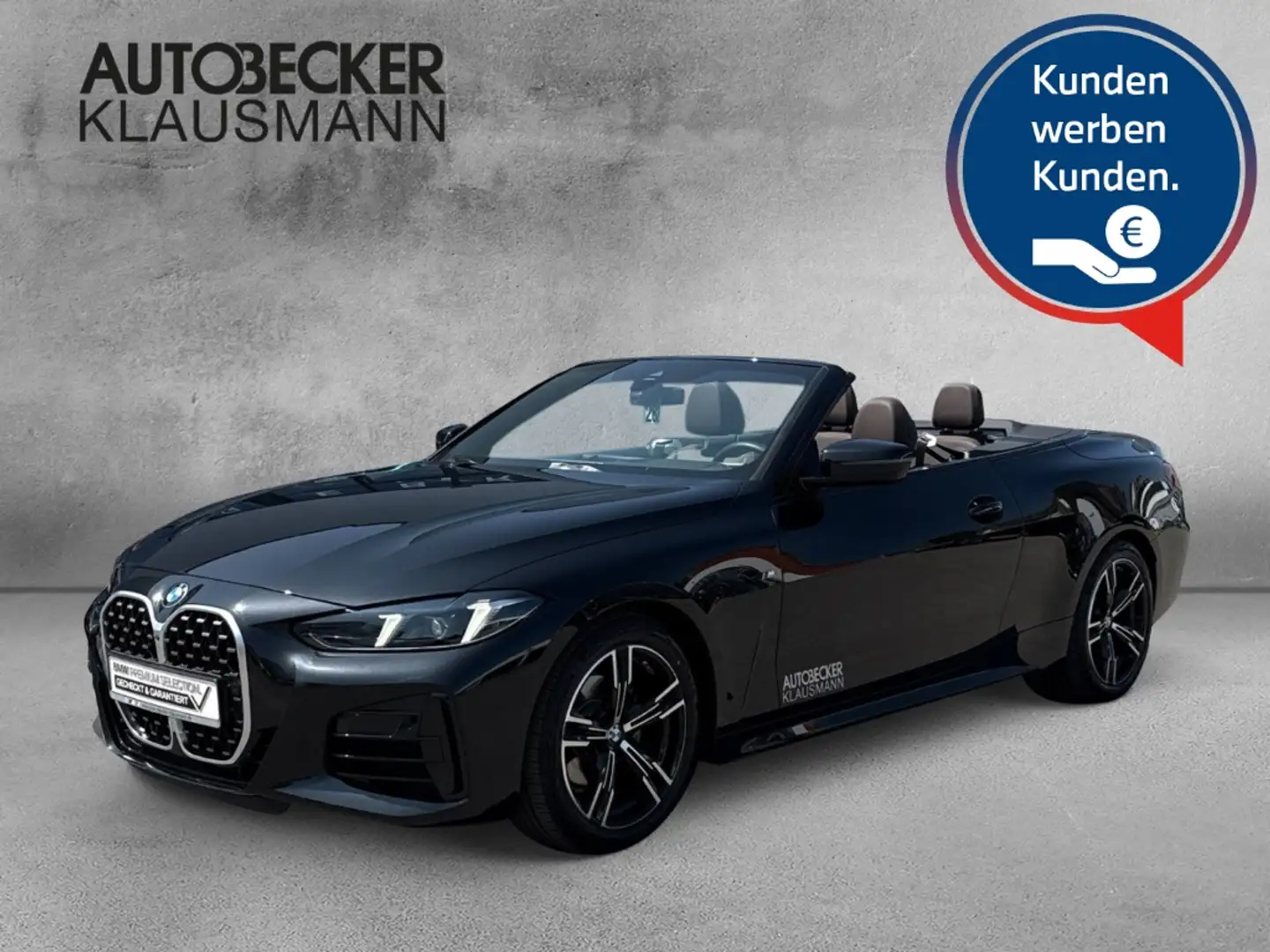 BMW 420 iA Cabrio LEDER M SPORT 18''LC PROF ALARM 360°PARK Negru - 1