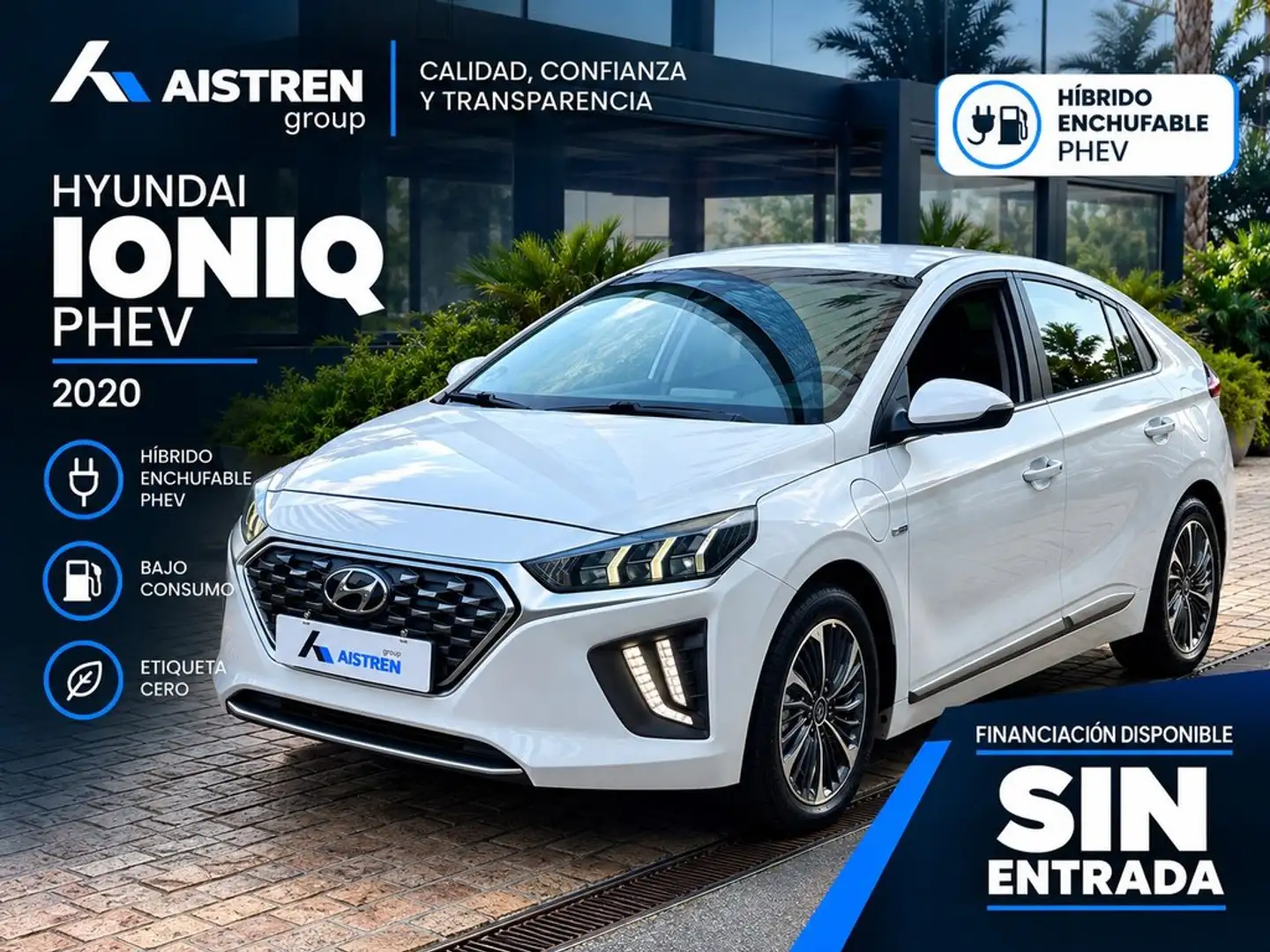 Hyundai IONIQ PHEV 1.6 GDI Tecno Blanco - 1
