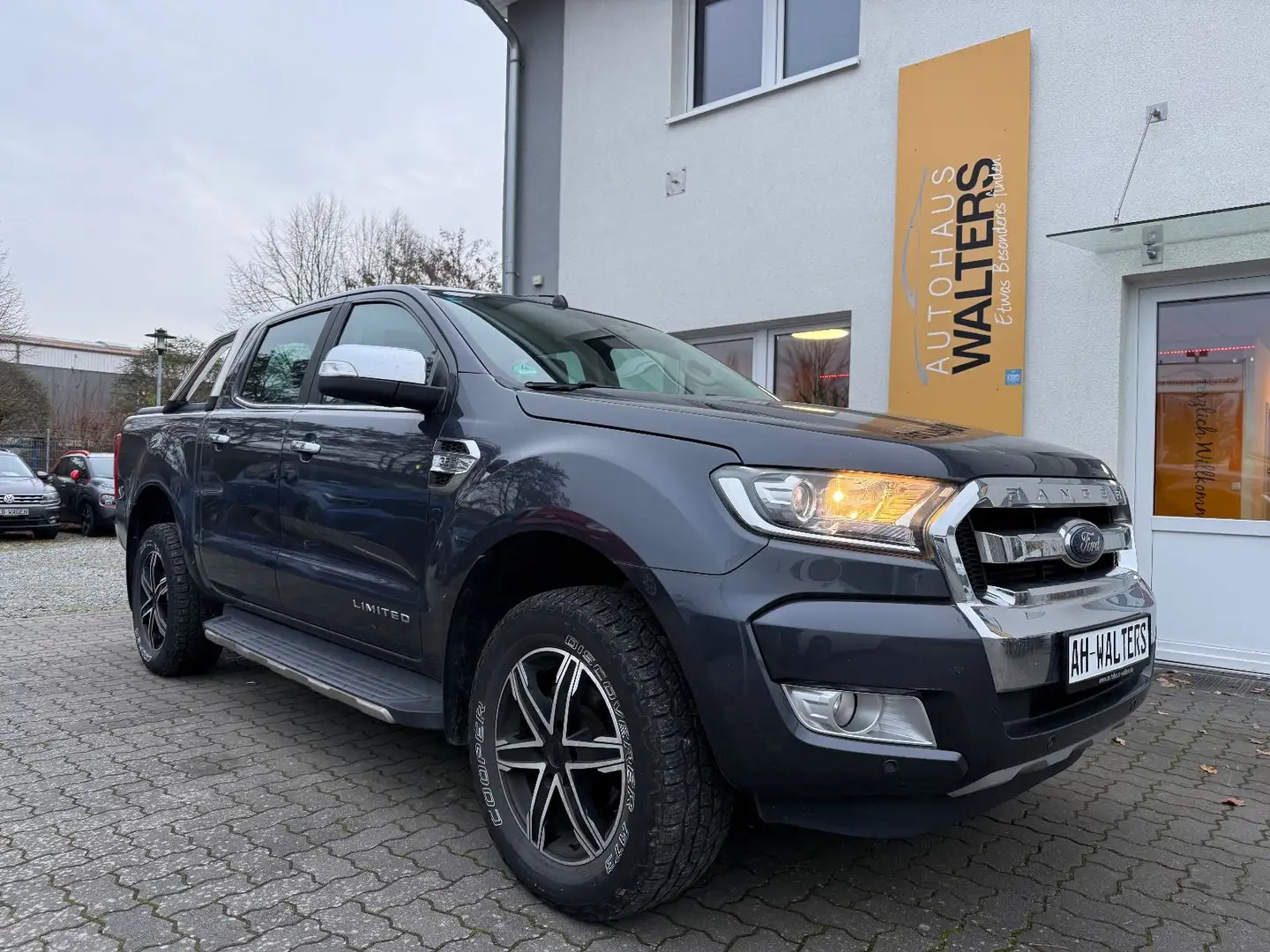 Ford Ranger Limited Doppelkabine 4x4=Mwst-3.500T AHK= Grau - 1