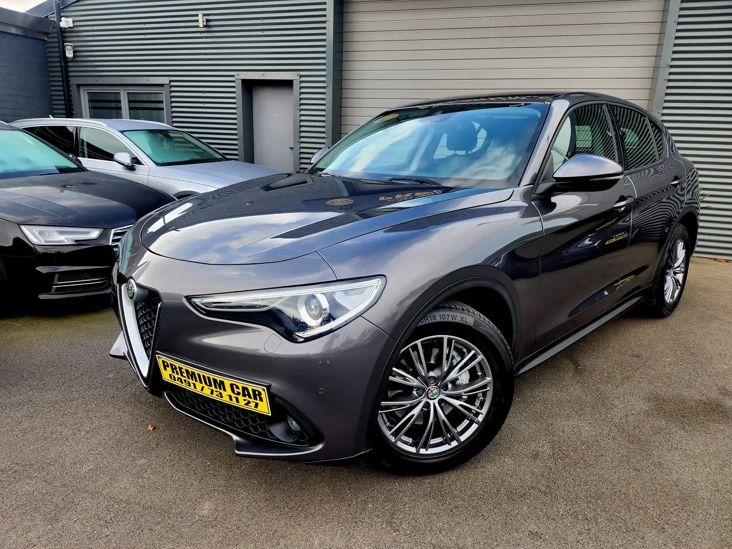 Alfa Romeo Stelvio 2.2 JTD Super Grijs - 2