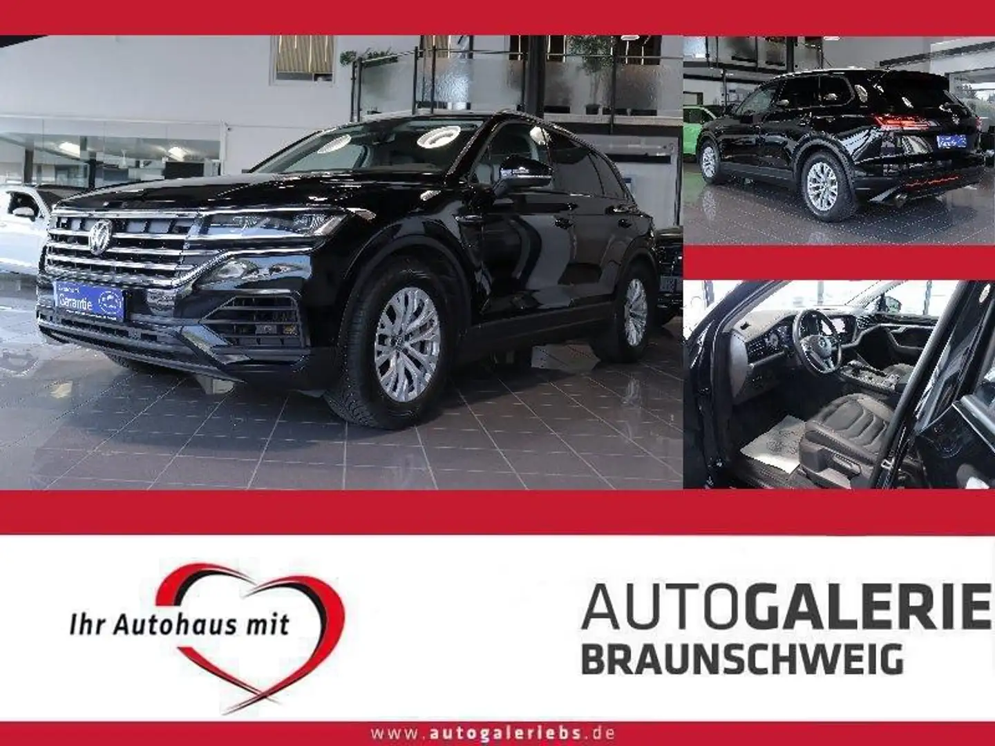 Volkswagen Touareg 3.0 V6 TDI 4Motion *LUFTFEDERUNG*AHK*ACC Negru - 1