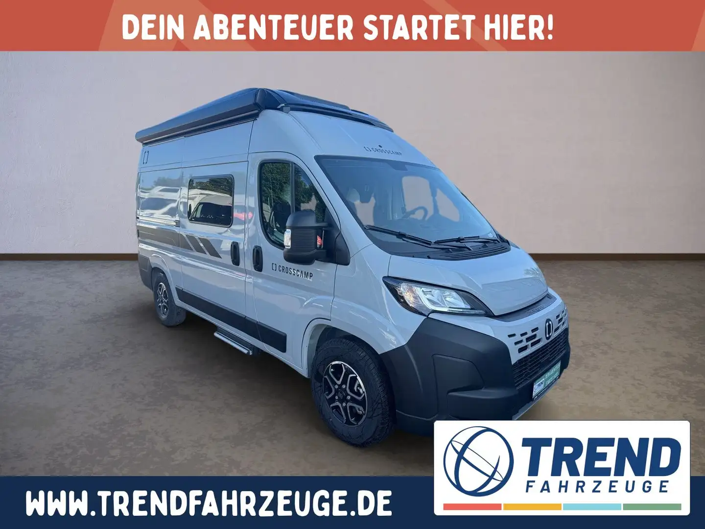 Crosscamp CV 541 Fiat *Ideal für Zwei Abenteurer Weiß - 1