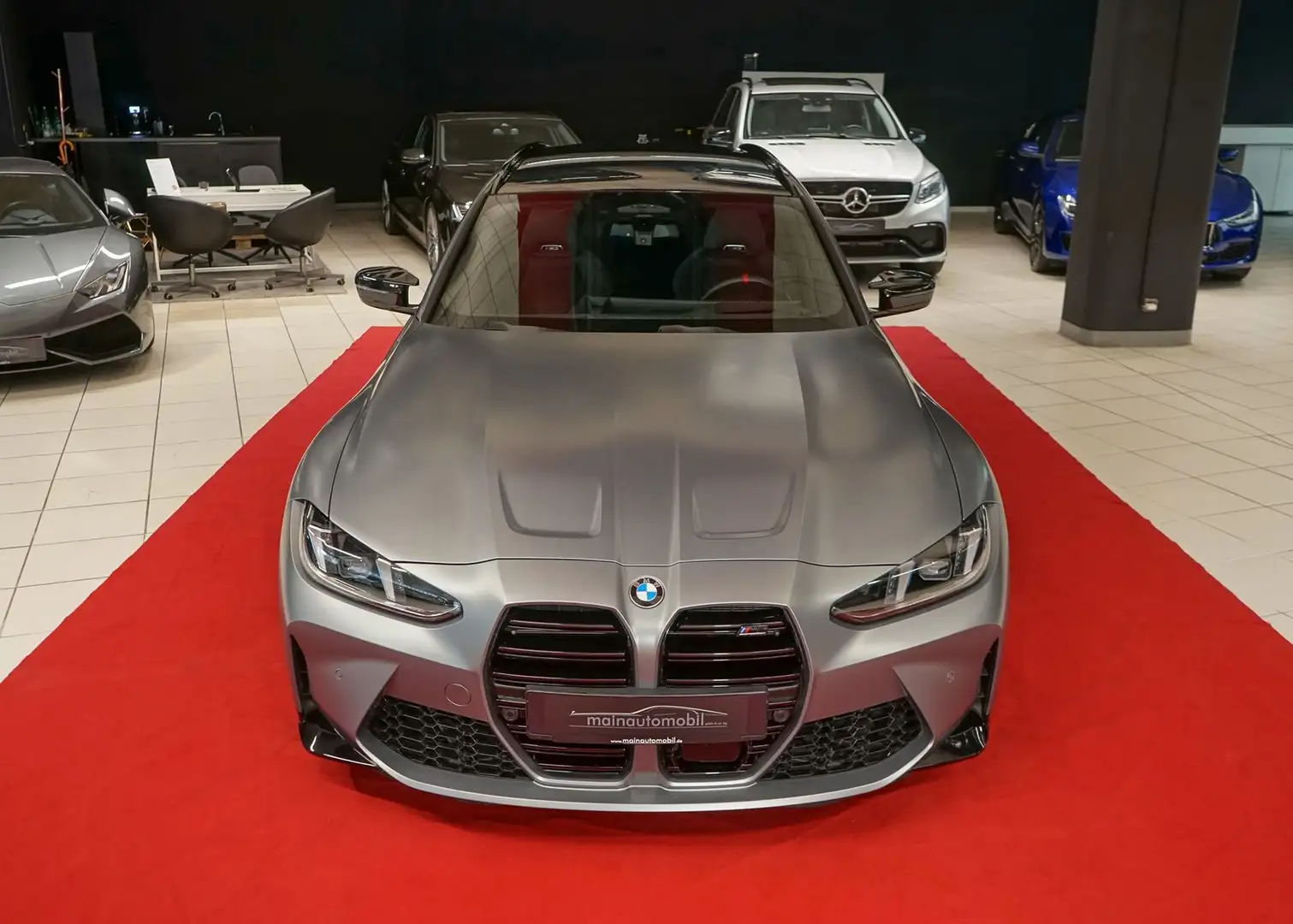 BMW M3 Competition xDrive ACC LED 1.HAND 21 Wie NEU Grau - 2