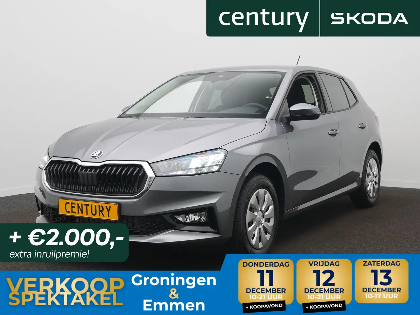 Skoda Fabia Selection 1.0 TSI 70 kW / 95 PK Hatchback 5 versn. Grijs - 1