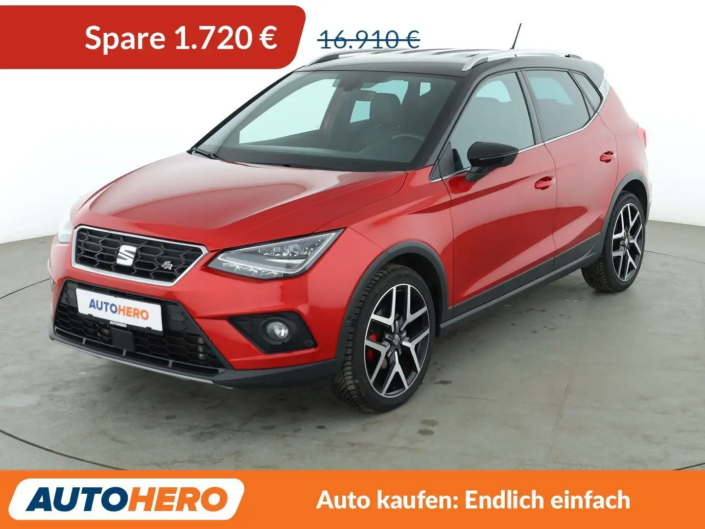 SEAT Arona 1.0 TSI FR Aut.*NAVI*LED*CAM*SHZ*ACC*ALU* Rot - 1