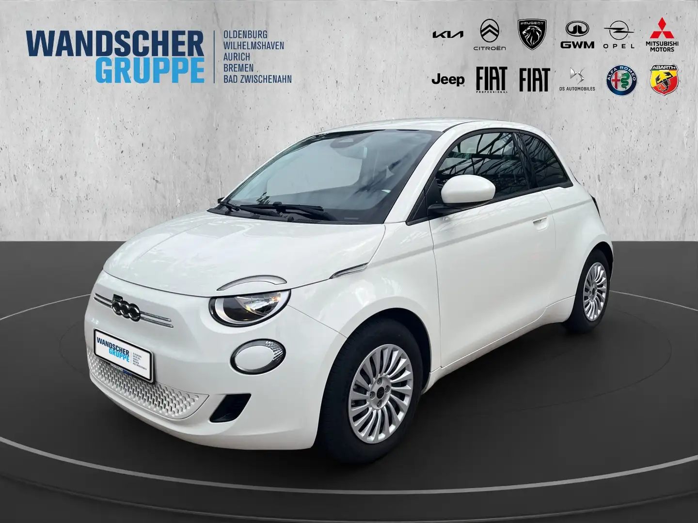 Fiat 500e Basis 42kWh Carplay+Klimaauto+DAB Weiß - 1