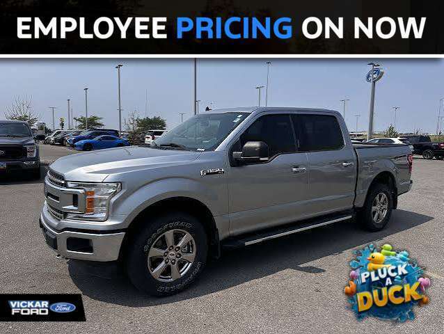 Silver 2020 Ford F-150 Pickup Truck Four-Wheel Drive Automatic