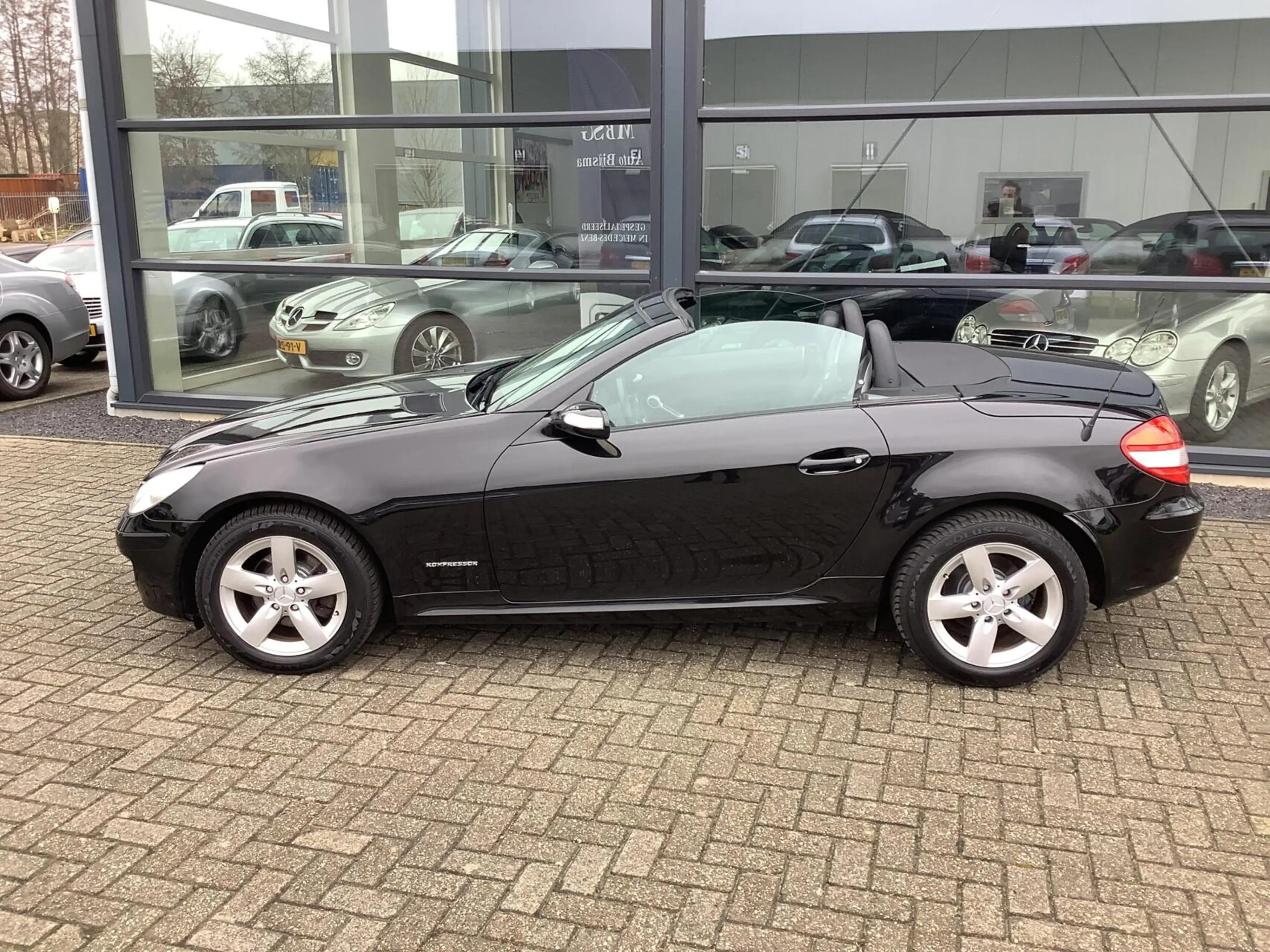 Mercedes-Benz SLK 200 K. Automaat, nekverwarming, xenon, lederen bekledi — photo 14