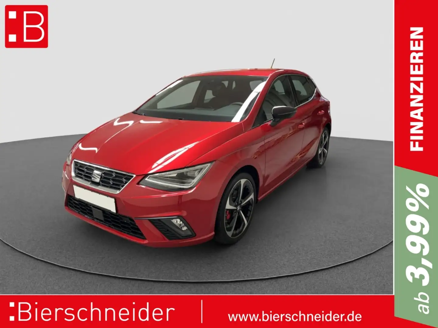 SEAT Ibiza 1.0 TSI DSG AB 154EUR FR VIRTUAL COCKPIT NAVI 18 Z Rot - 1