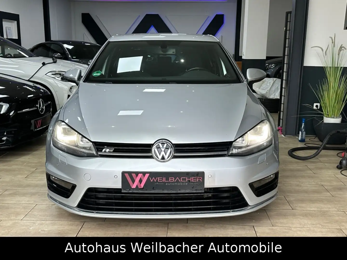 Volkswagen Golf VII Lim. R Line * Standhzg.*Navi*Bi-Xenon * Argent - 2