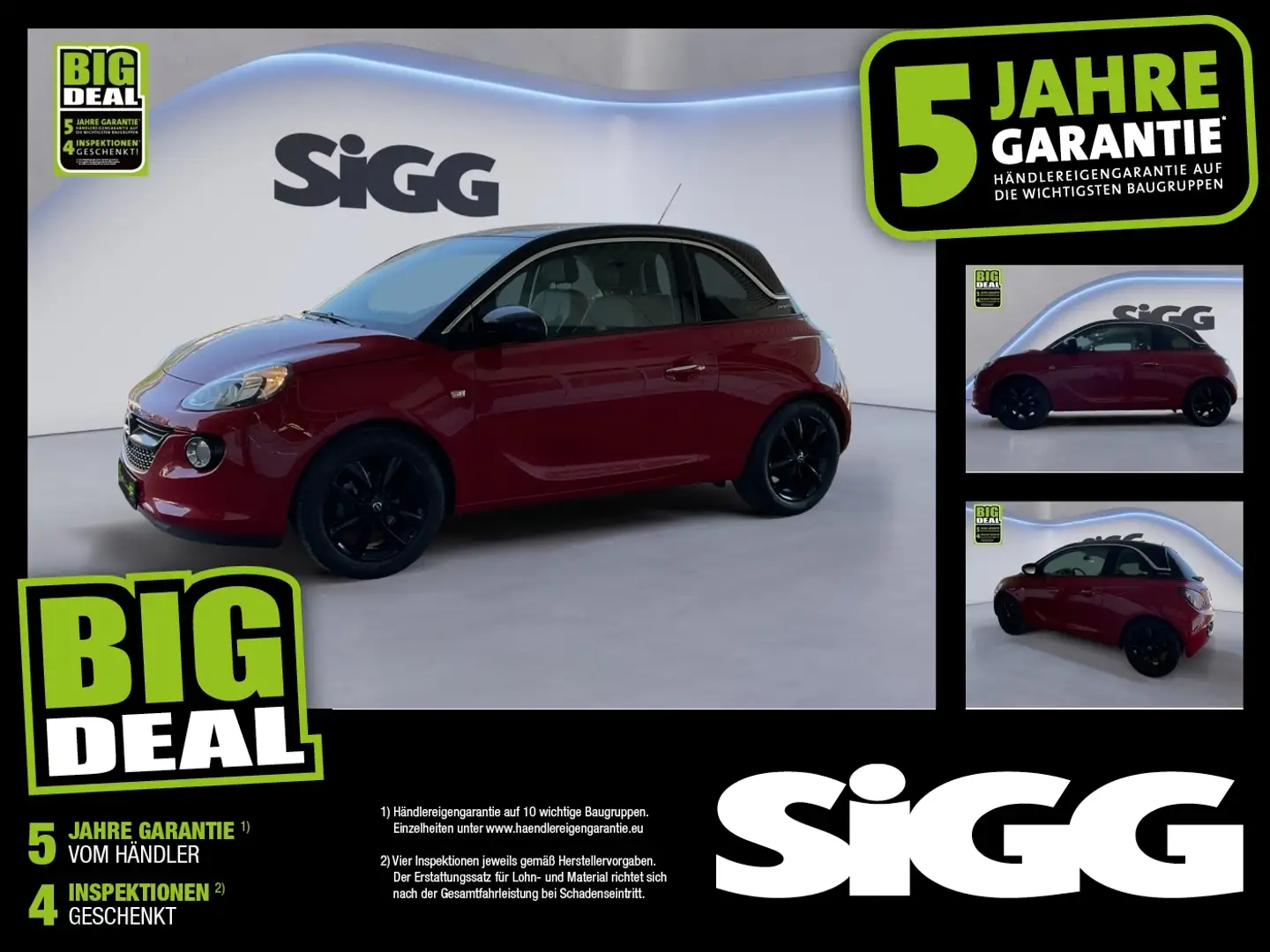 Opel Adam 1.4 120 Jahre LM W-Paket elSitz PDC SHZ Rot - 1