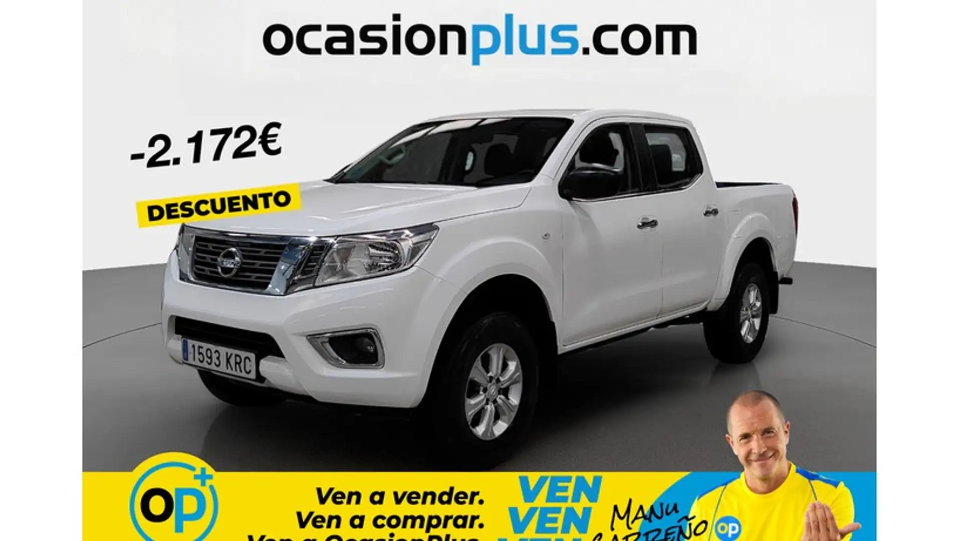 Nissan Navara 2.3dCi Doble Cabina Acenta Blanco - 1
