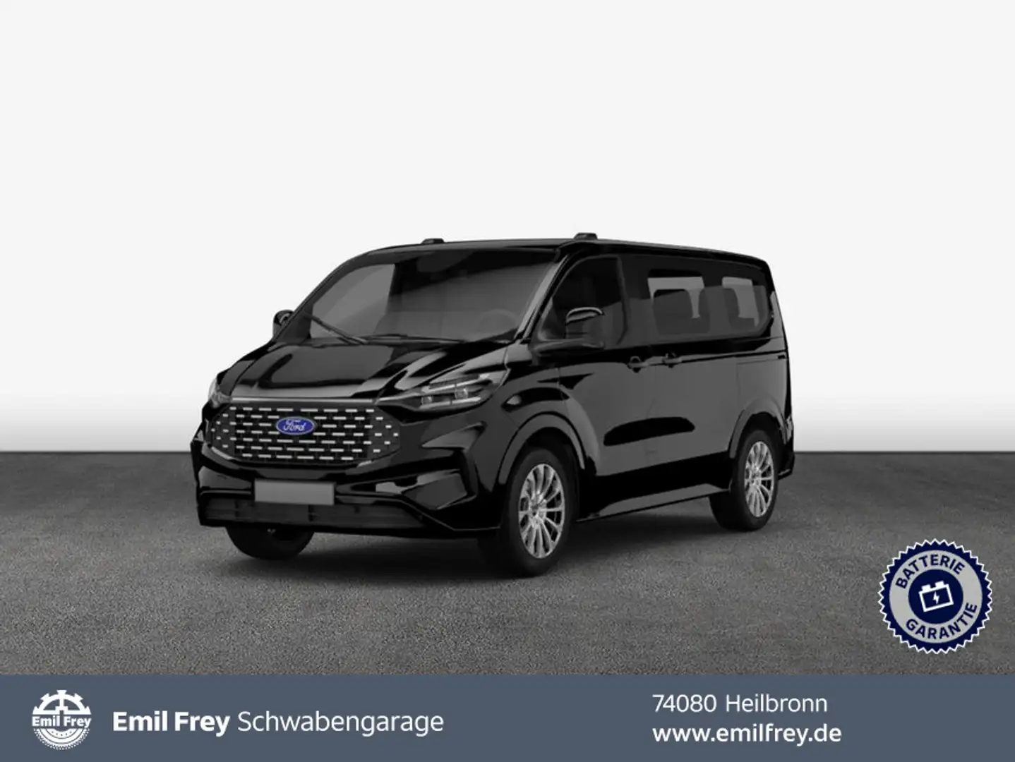 Ford e-Tourneo Custom 340 L1H1 LKW HA TitaniumX 160 kW, Nero - 1
