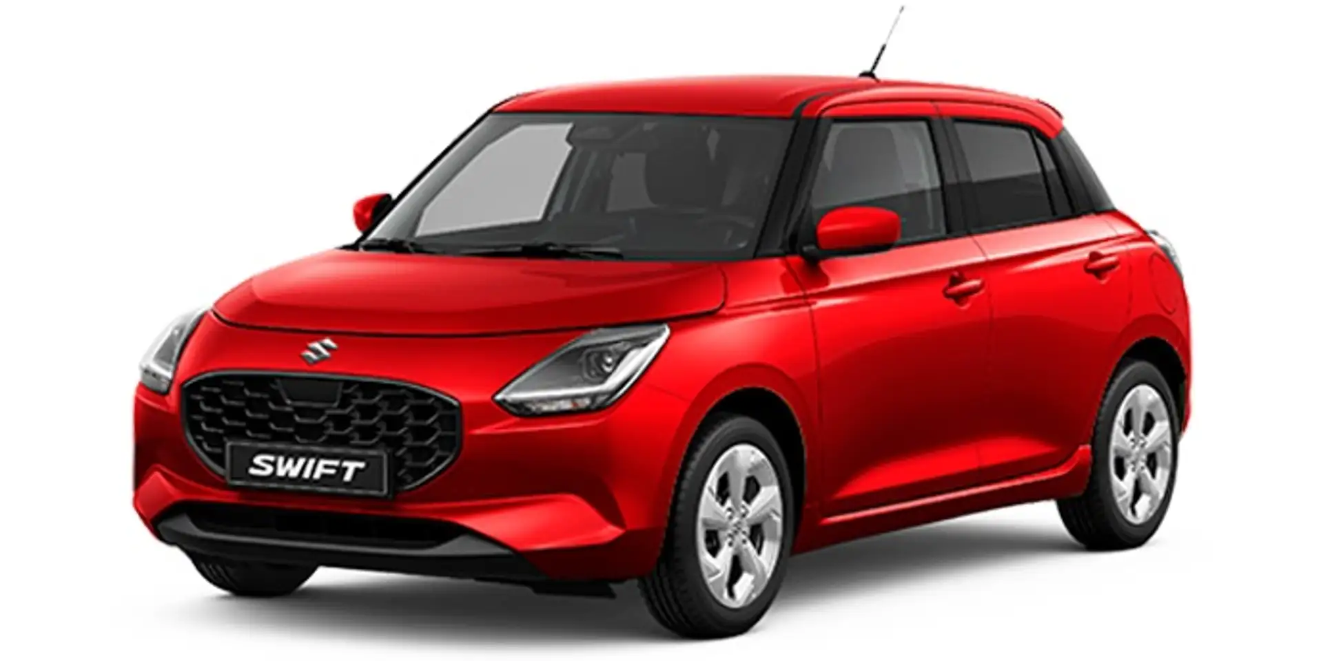 Suzuki Swift 1.2 Select Smart Hybrid Nu met €2.300 klantvoordee Rood - 1