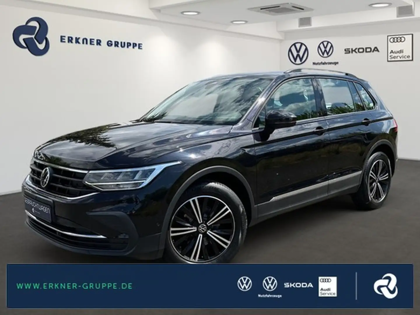 Volkswagen Tiguan 1.5TSI Life HEADUP+LED+KAMERA+AHK+ACC+++ Schwarz - 1