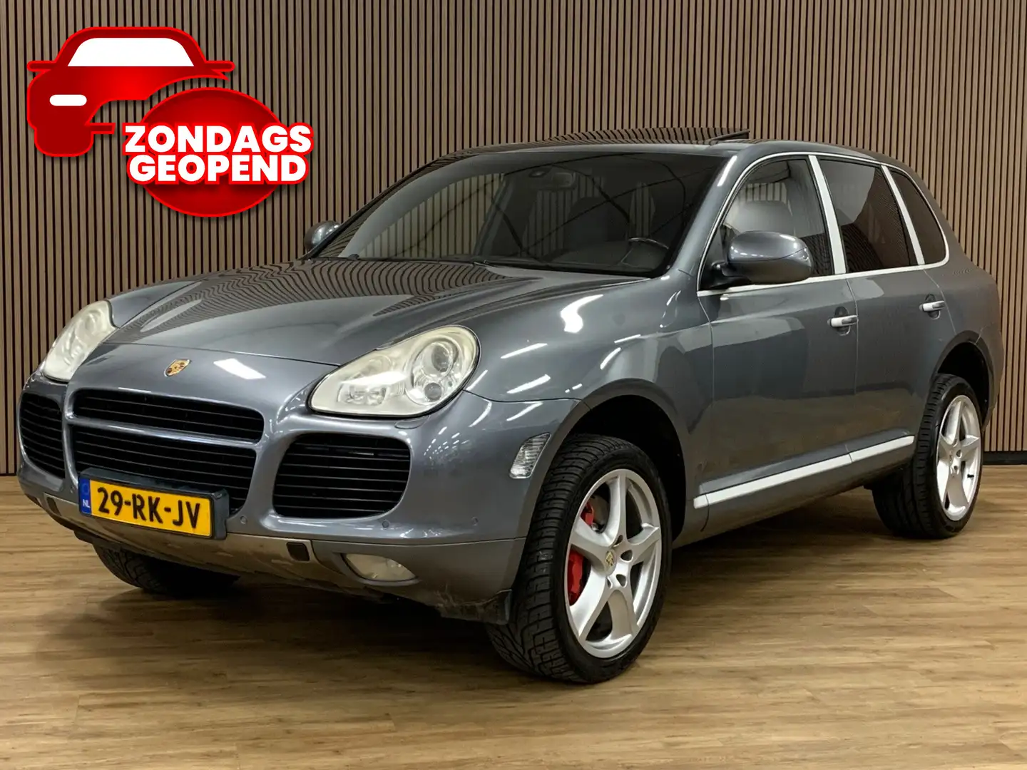 Porsche Cayenne 4.5 Turbo S|Youngtimer|500PK|Opendak| Grijs - 1