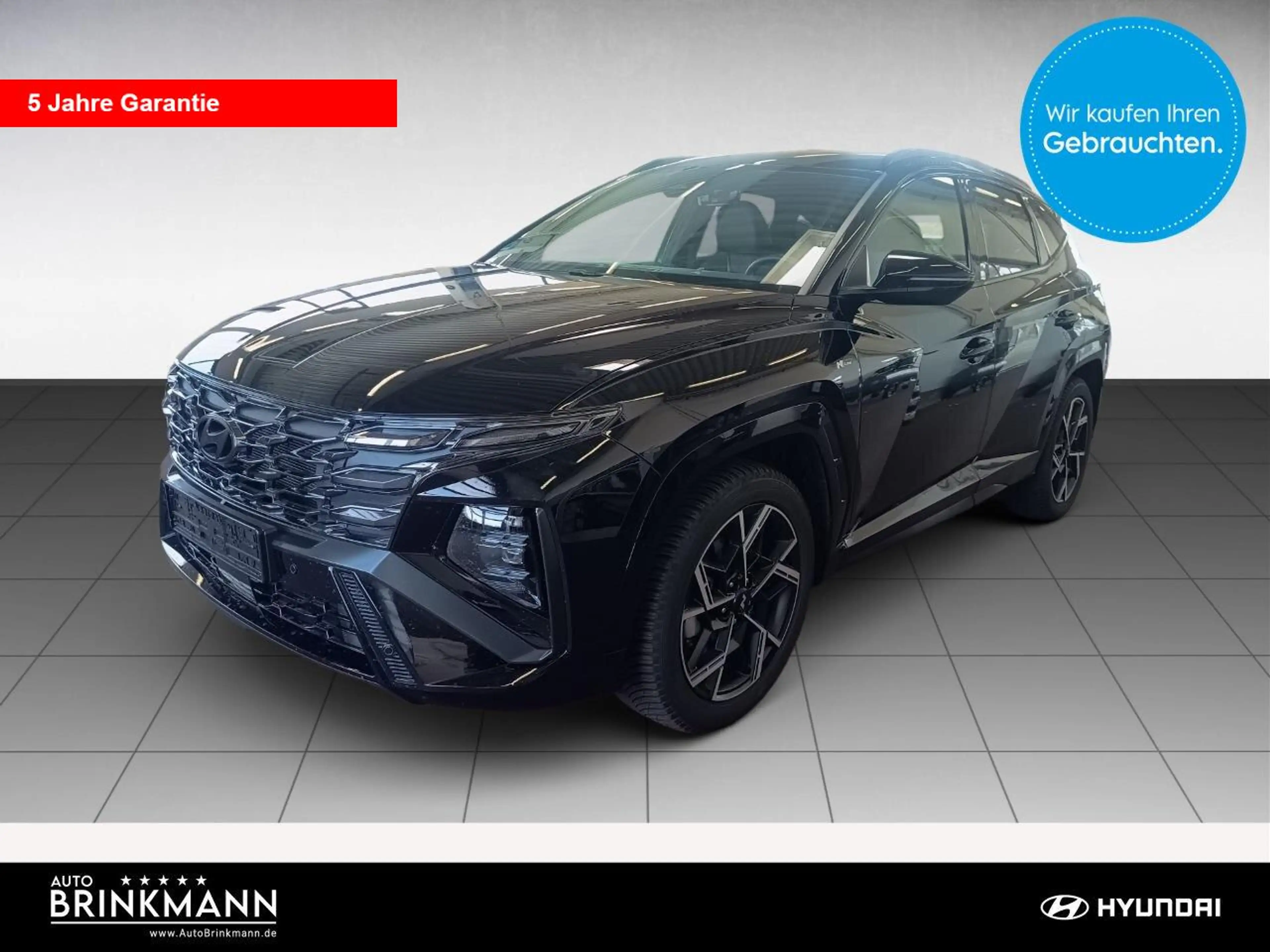 Hyundai TUCSON Tucson 1.6 T-GDI N Line 4WD (EURO 6e) SHZ/Kamera Klima/HiFi/Dachrel./eFH./Dachhimmel schwarz/Dachspoiler