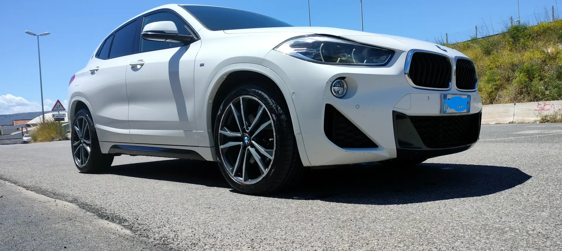 BMW X2 X2 xdrive20d Msport X auto Bianco - 2