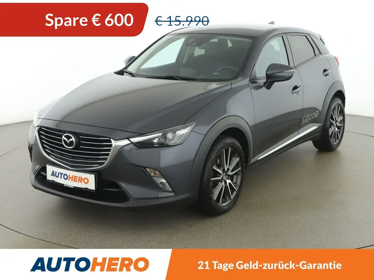 Mazda CX-3 2.0 Revolution *LED*CAM*HUD*NAVI* Grau - 1