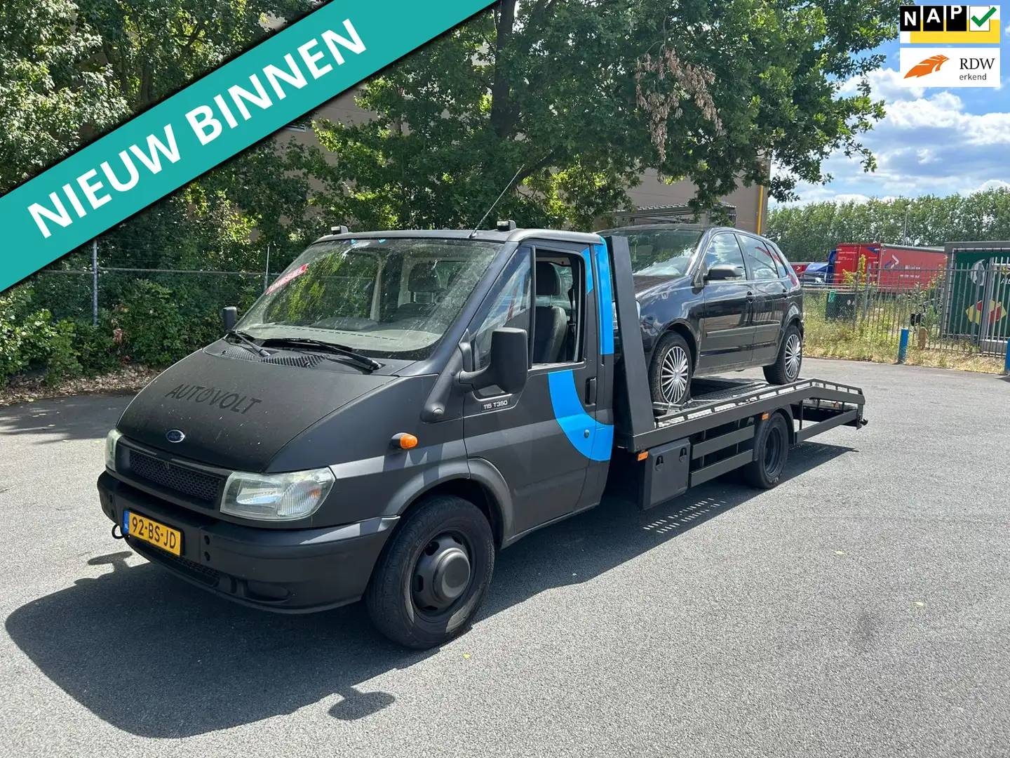 Ford Transit 350L 2.4TDdi DL MOOIE OPRIJWAGEN RIJDT EN SCHAKELT Wit - 1