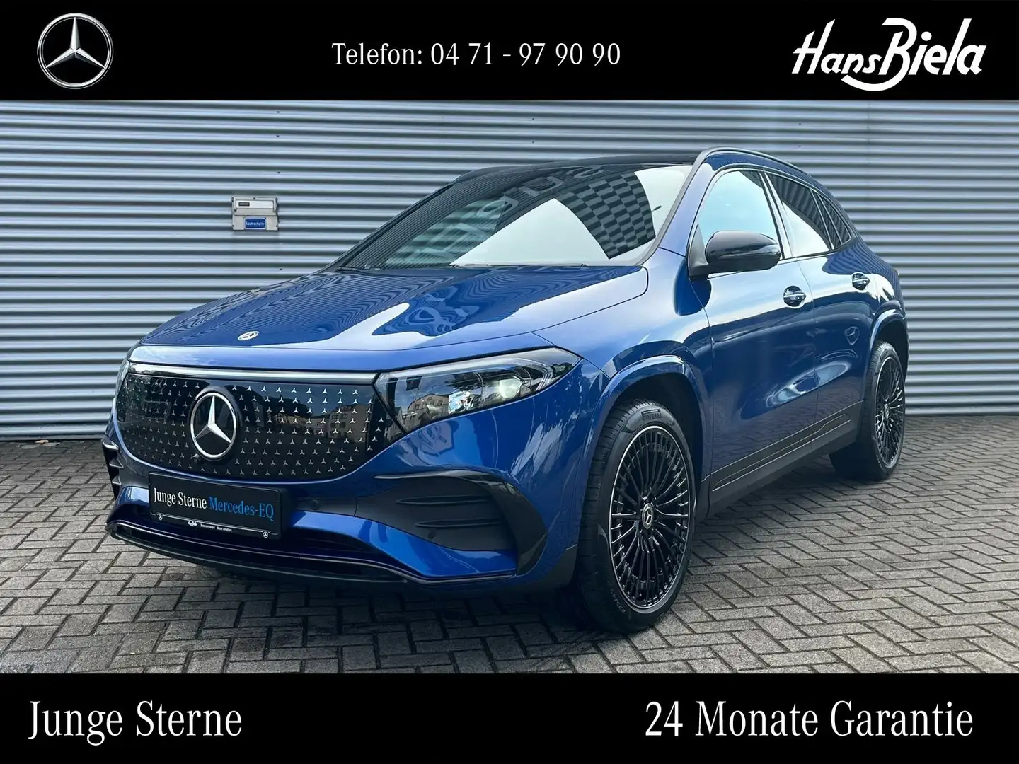 Mercedes-Benz EQA 350 EQA 350 4MATIC AMG/Night/20"/Pan/Bur/AHK/360/Mem Синий - 1