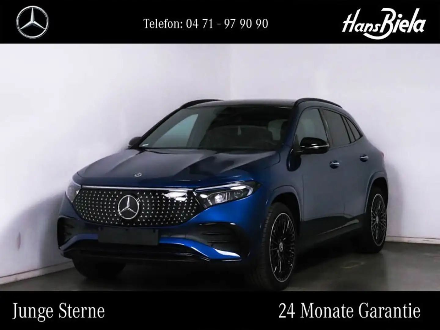 Mercedes-Benz EQA 350 EQA 350 4MATIC AMG/Night/20"/Pan/Bur/AHK/360/Mem Синій - 1