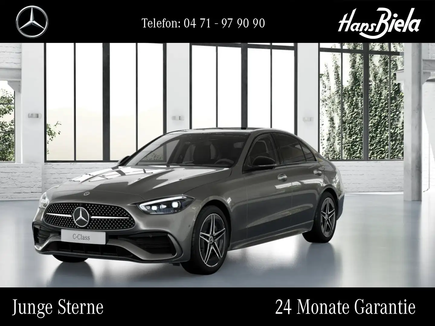 Mercedes-Benz C 300 C 300 e AMG/Night/Pano/DigLi/Bur/AHK/Mass/Sitzkl Silber - 1