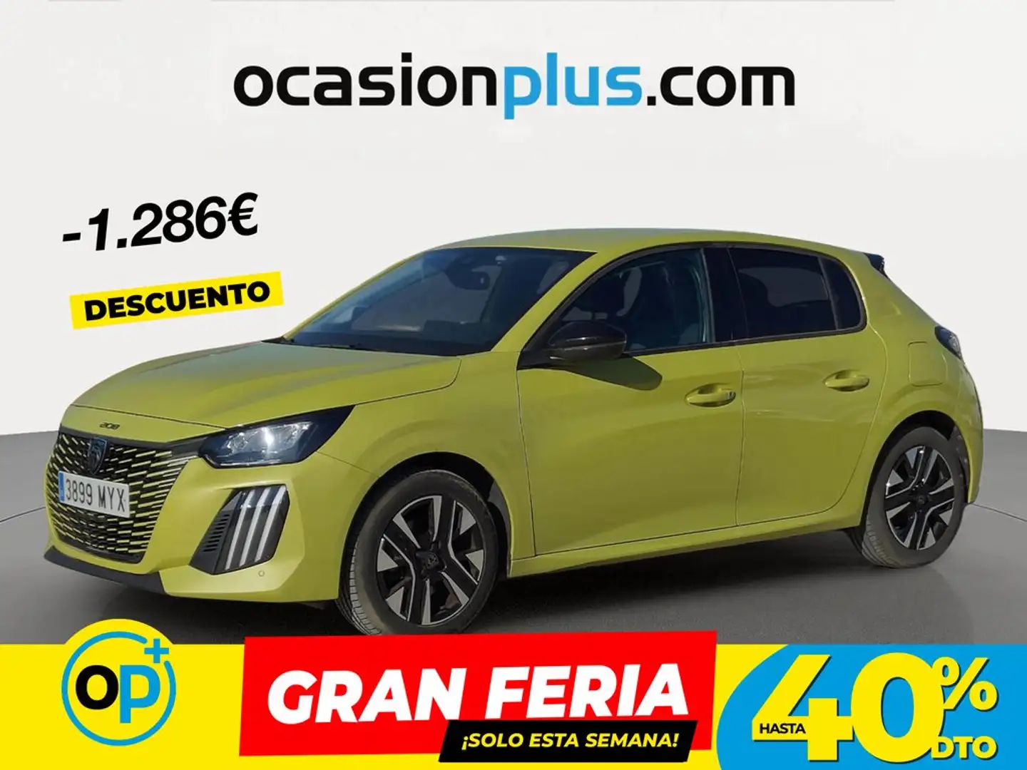 Peugeot 208 1.2 Puretech S&S Allure 100 Amarillo - 1