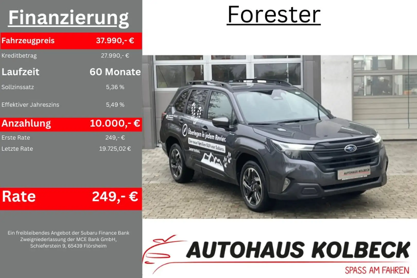 Subaru Forester 2.0ie Lineartronic Active Grau - 2