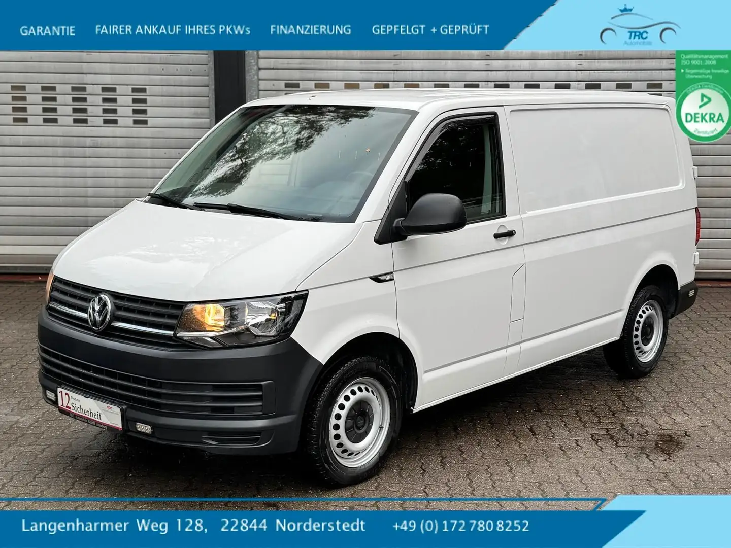 Volkswagen T6 Transporter Kasten-Kombi Kasten Weiß - 1