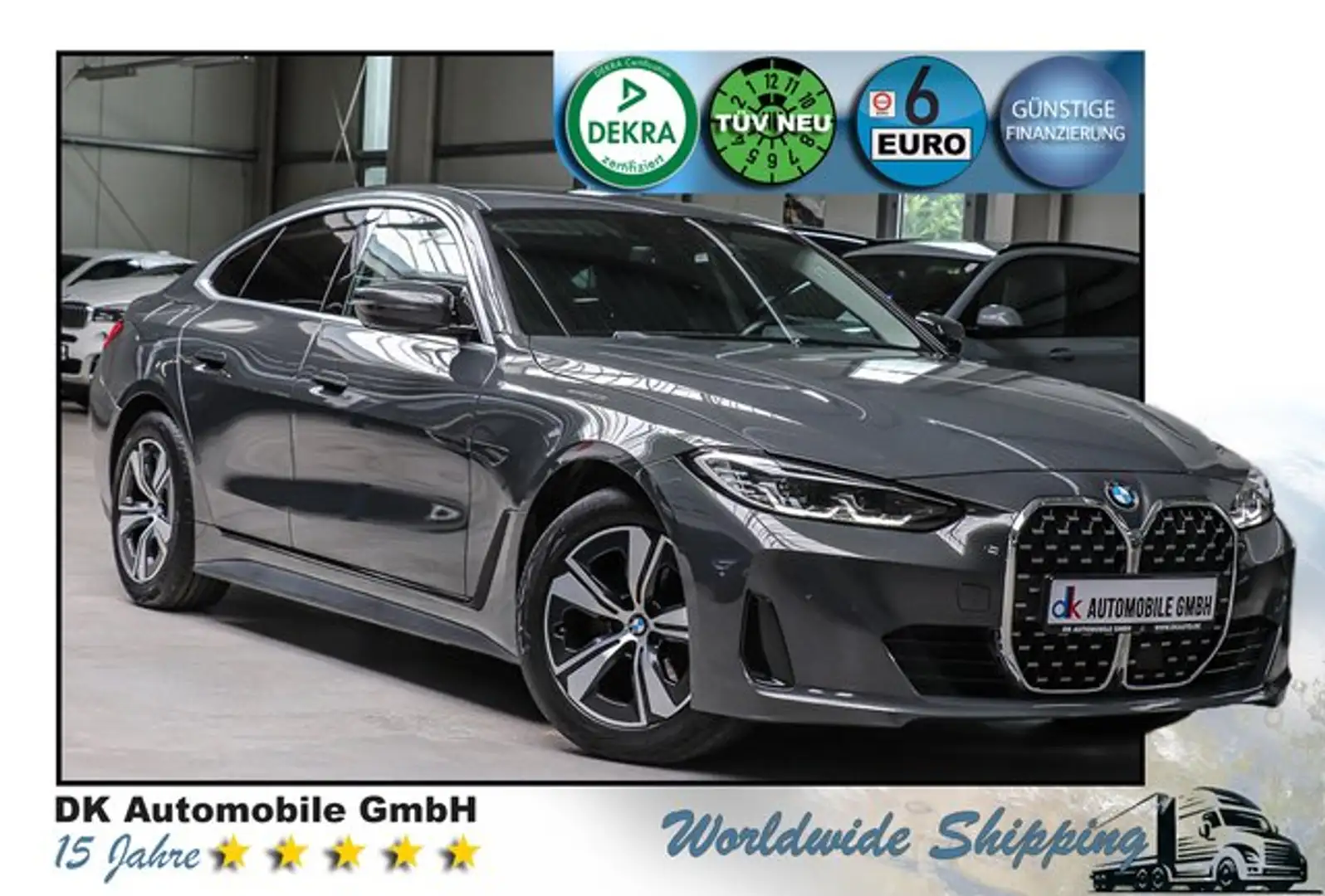 BMW 420 d Gran Coupe Aut///M SPORTLENKRAD/KAMERA/DAB Grijs - 1