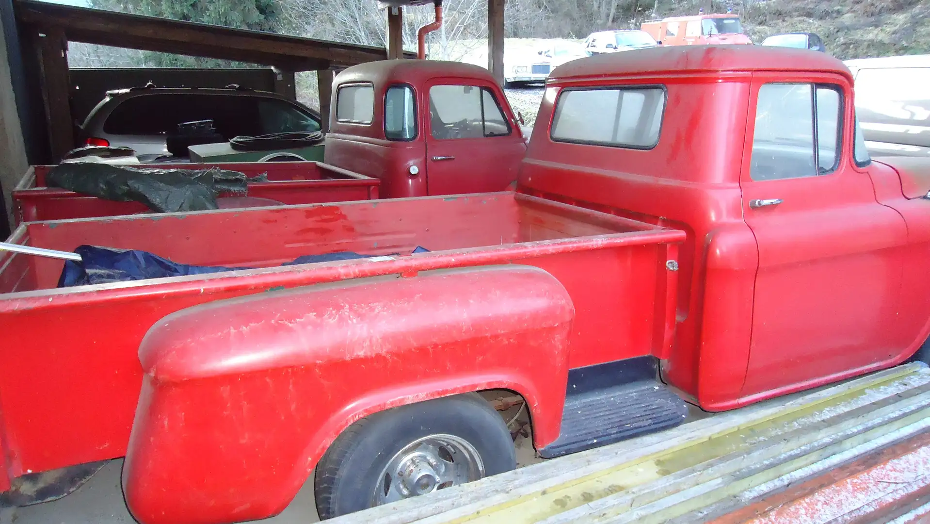 Oldtimer GMC 100 Stepside Rouge - 2