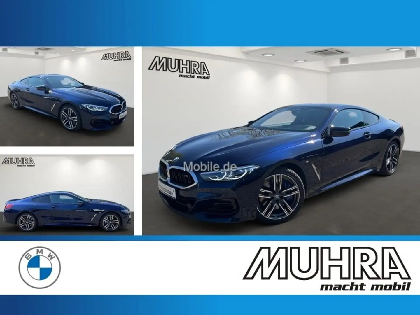 BMW M850 i xDrive Coupe !! Leas.o.Anz.ab 715,- EUR !! Modrá - 1