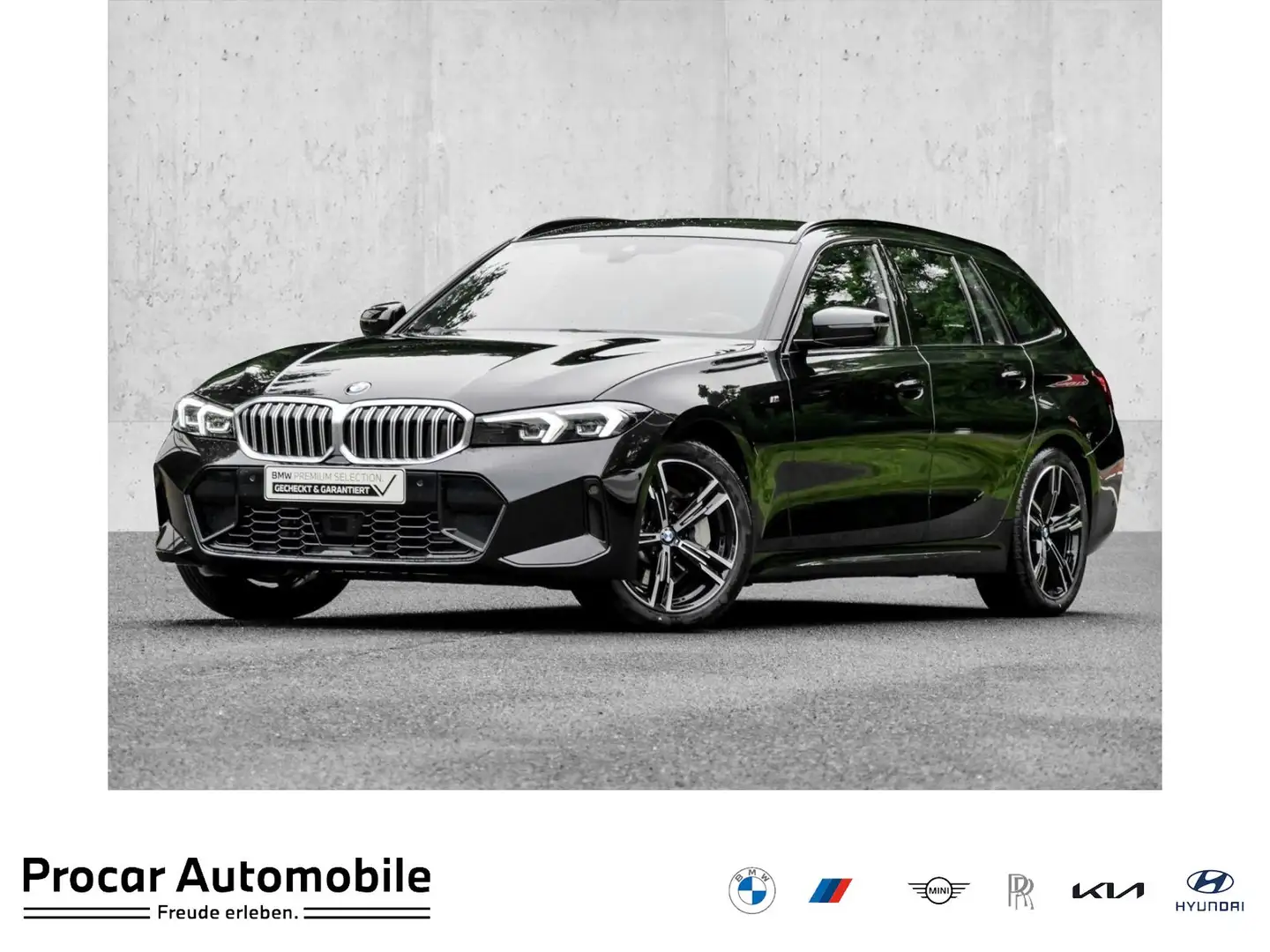 BMW 330 i xDrive TOURING+M SPORT+ACC+PA+HiFi+SHZ Zwart - 1