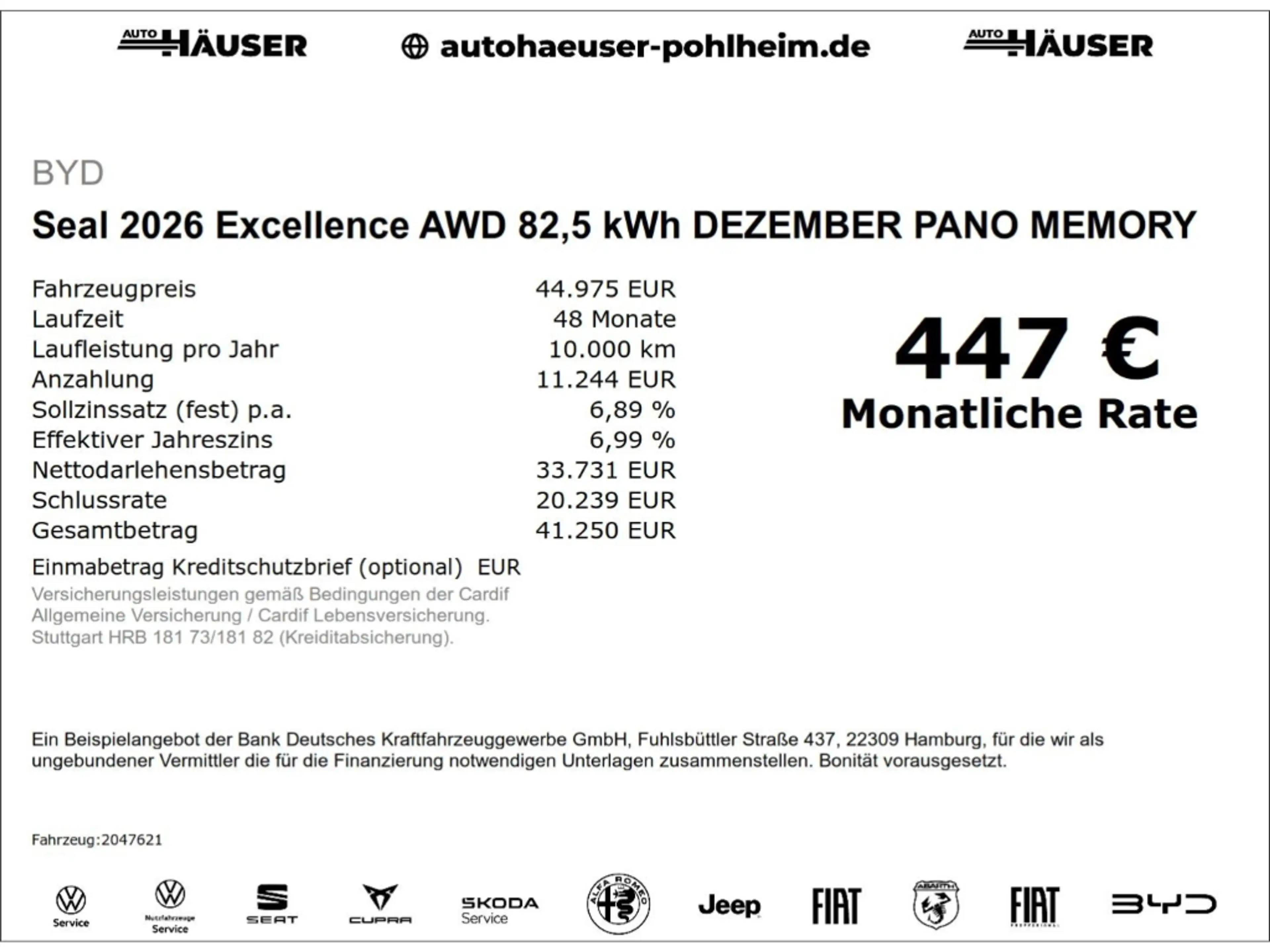 BYD Seal 2026 Excellence AWD 82,5 kWh DEZEMBER PANO MEMORY — photo 2