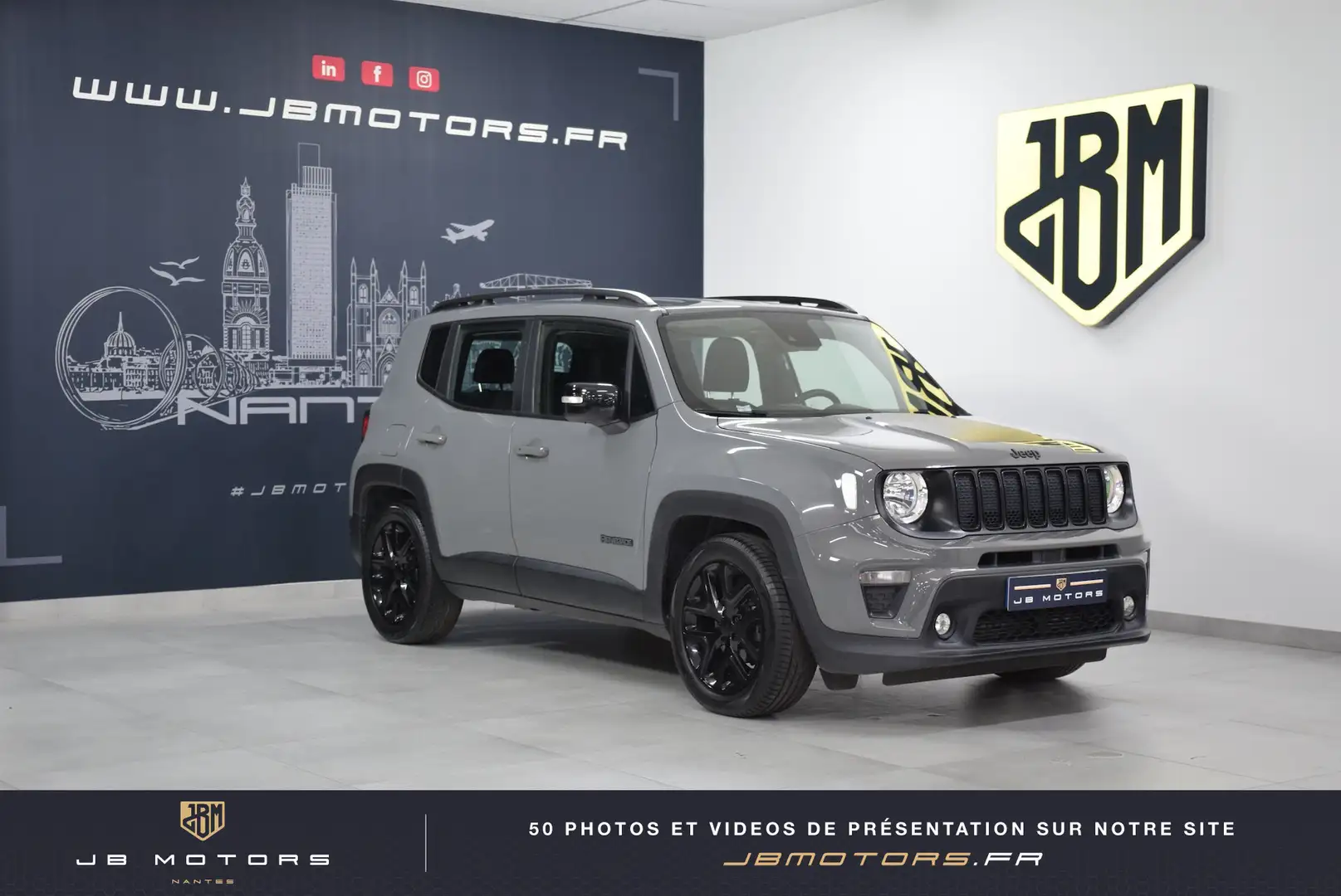 Jeep Renegade 1.6 I Multijet 130 ch BVM6 Night Eagle Gris - 1