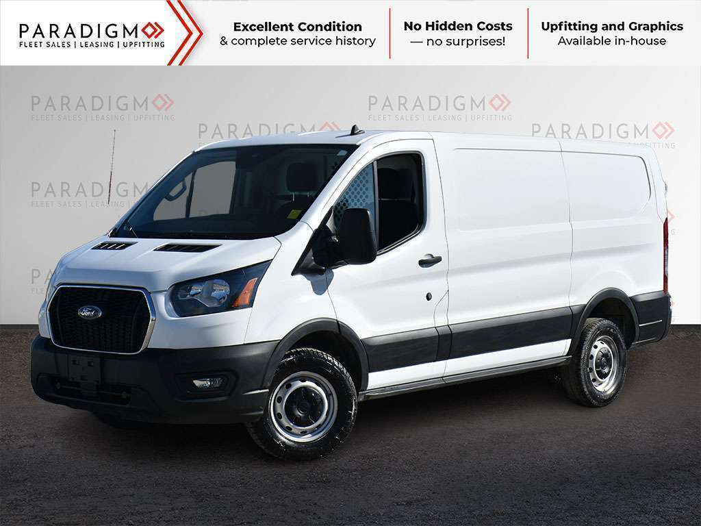 White 2023 Ford Transit Cargo Van Rear-Wheel Drive Automatic