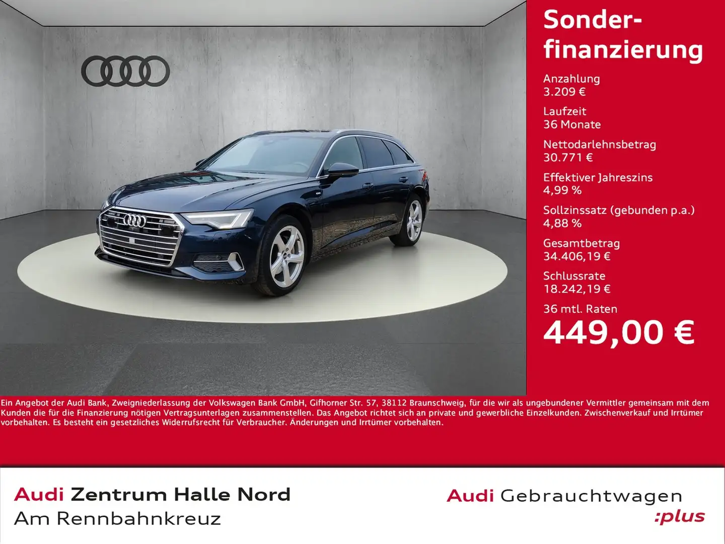 Audi A6 Avant S line 45 TDI quattro Blu/Azzurro - 1