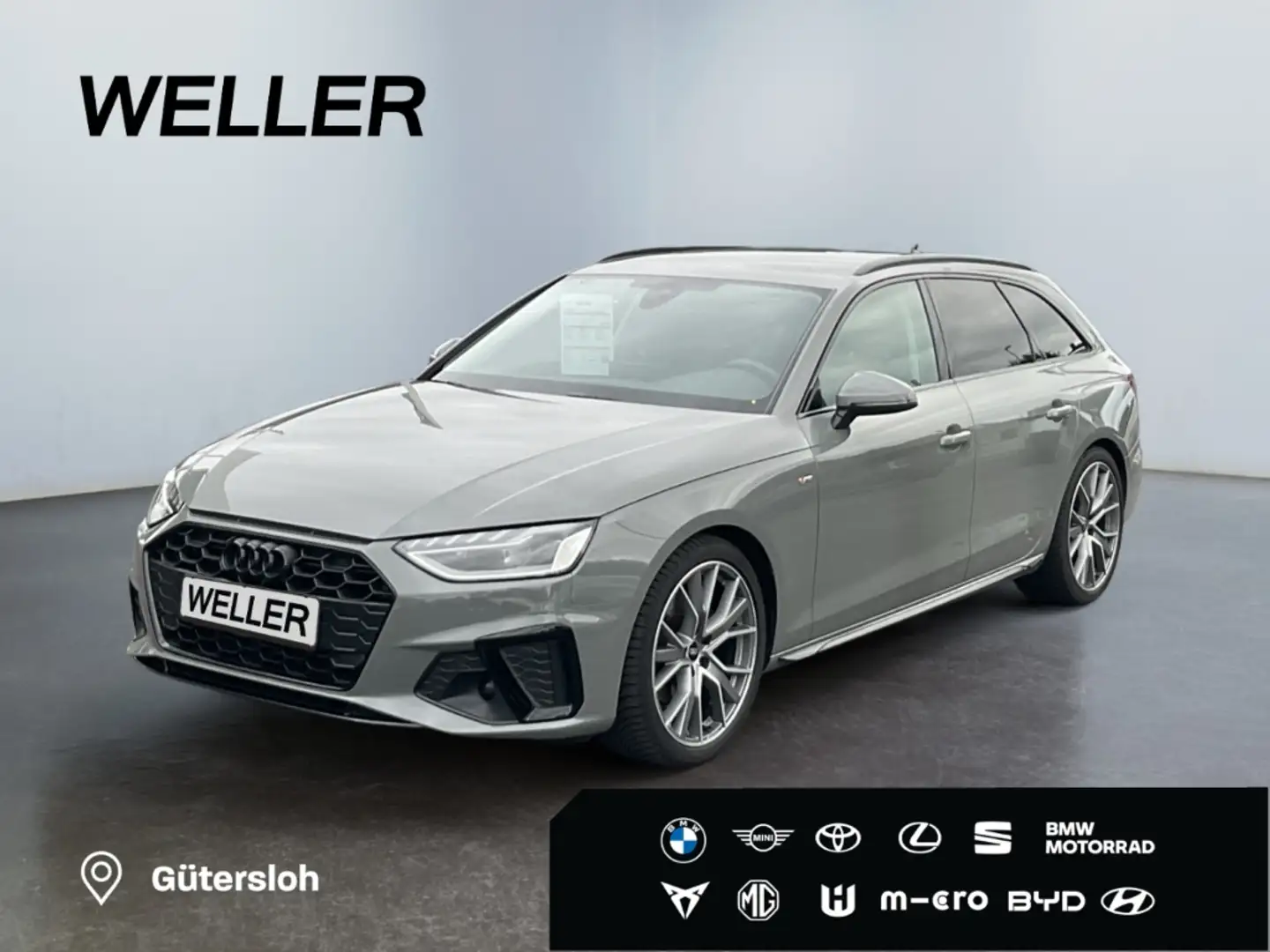 Audi A4 Avant 35 TFSI S tronic *S line*AHK*LED*CAM*SHZ* Gris - 1