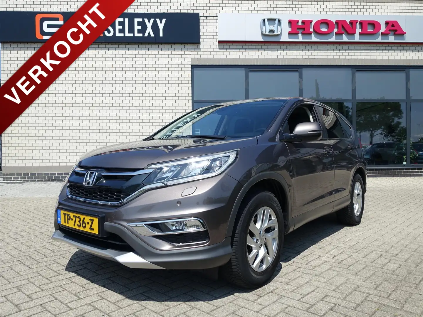 Honda CR-V 2.0 i VTEC ELEGANCE AWD AUTOMAAT NAVI Beige - 1