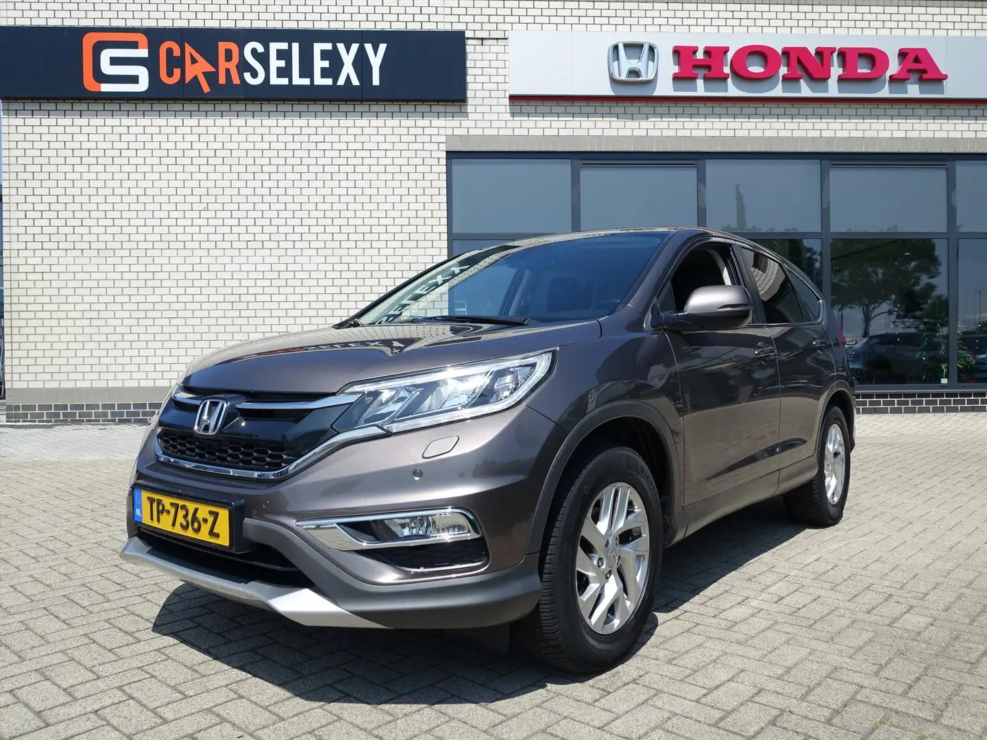 Honda CR-V 2.0 i VTEC ELEGANCE AWD AUTOMAAT NAVI Beige - 1