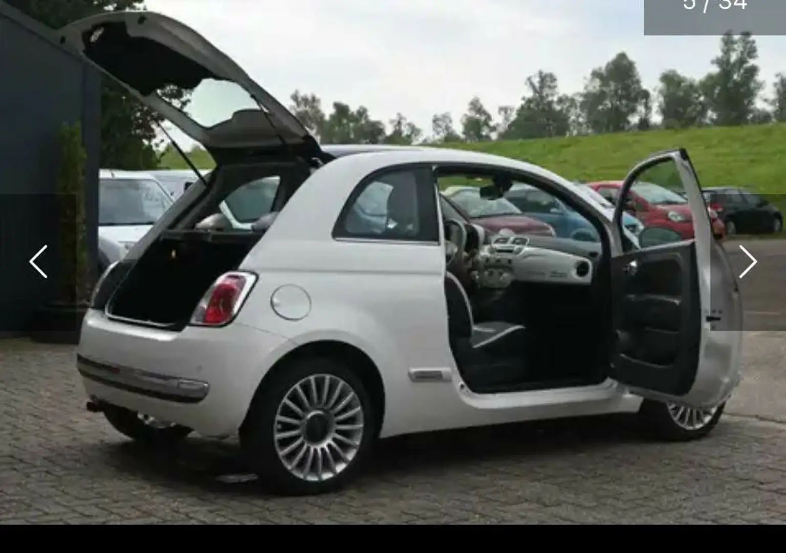 Fiat 500 0.9 TA T Riv. Maison Wit - 2