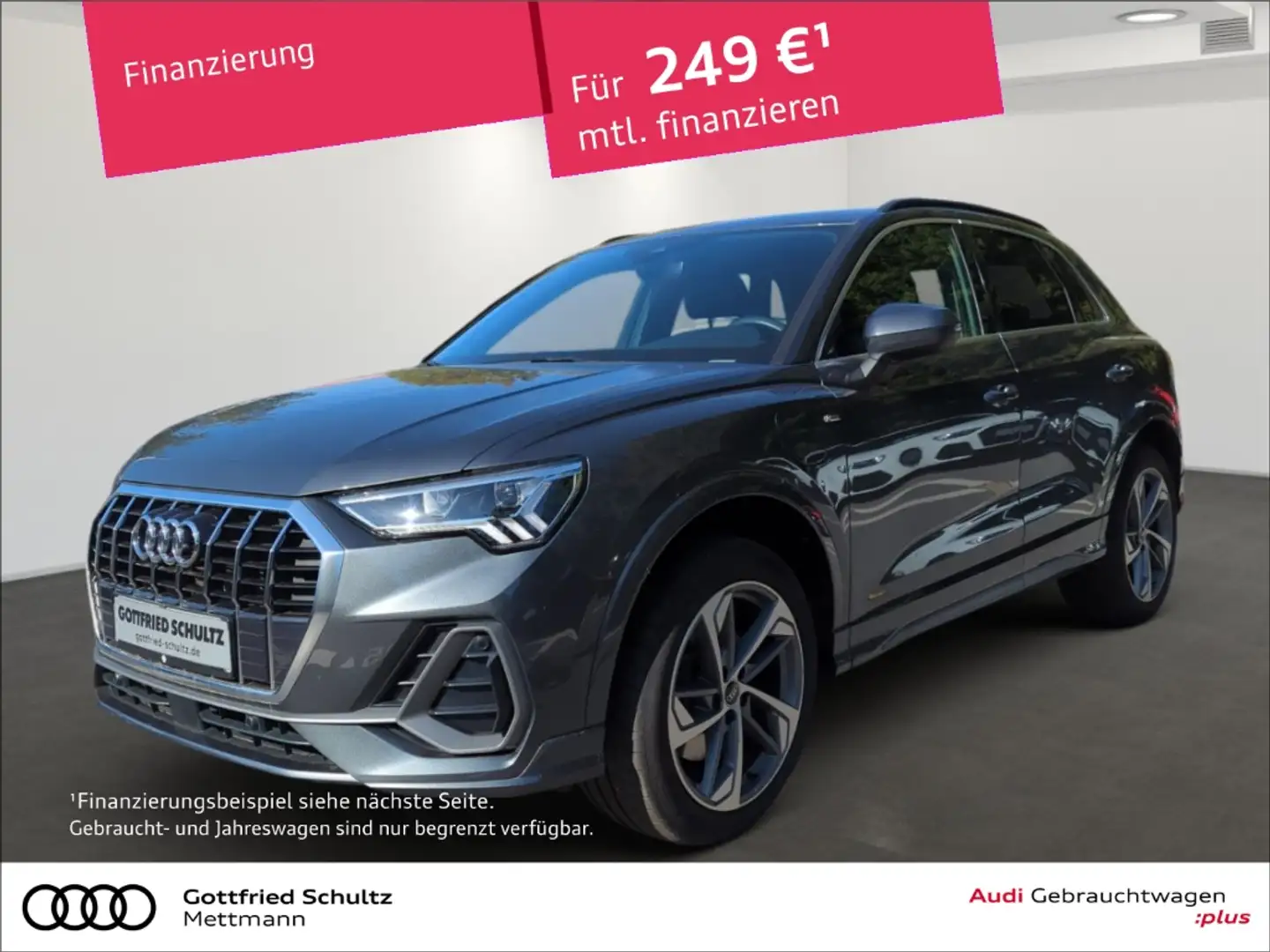 Audi Q3 45 TFSI S-Line S-Tronic LED NAVI KAMERA SHZ PDC LM Gris - 1