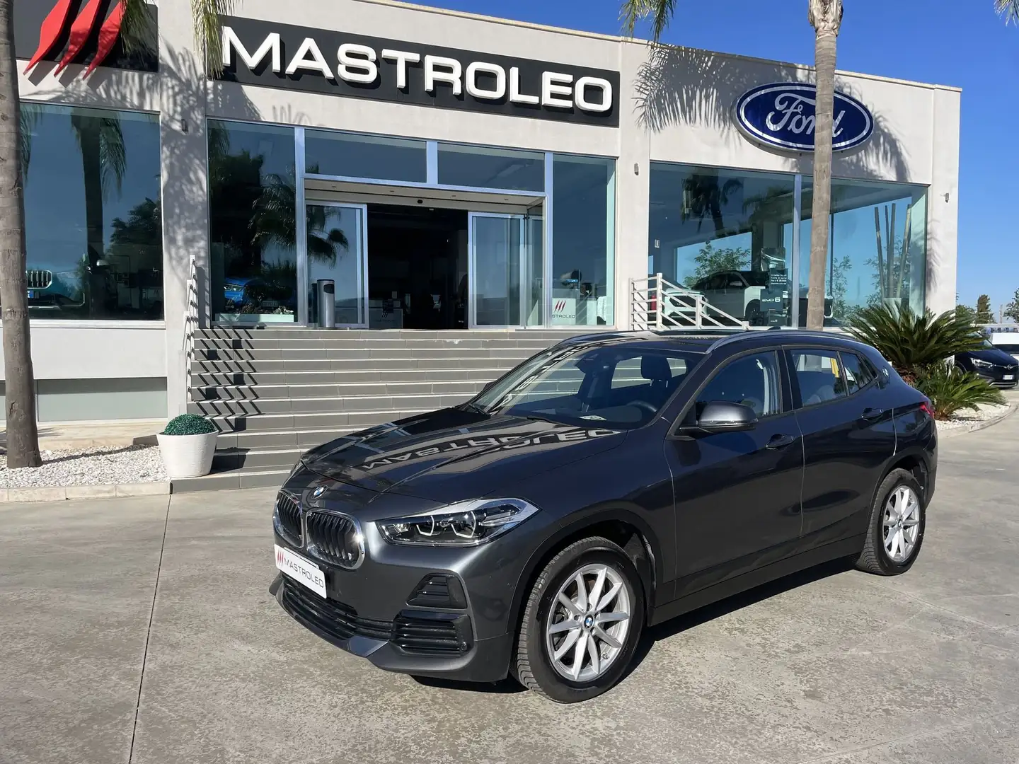 BMW X2 X2 xdrive20d 190 Cv auto,Chilometri Certificati Grigio - 2