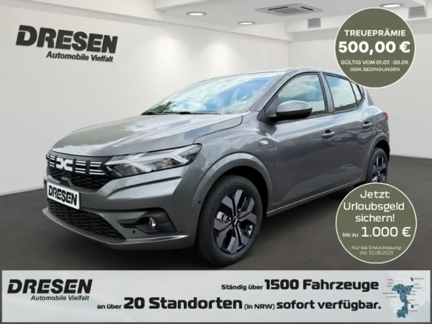 Dacia Sandero III 1.0 Expression TCe 90 NAVI ALUFELGEN WINTERPAK Gris - 1
