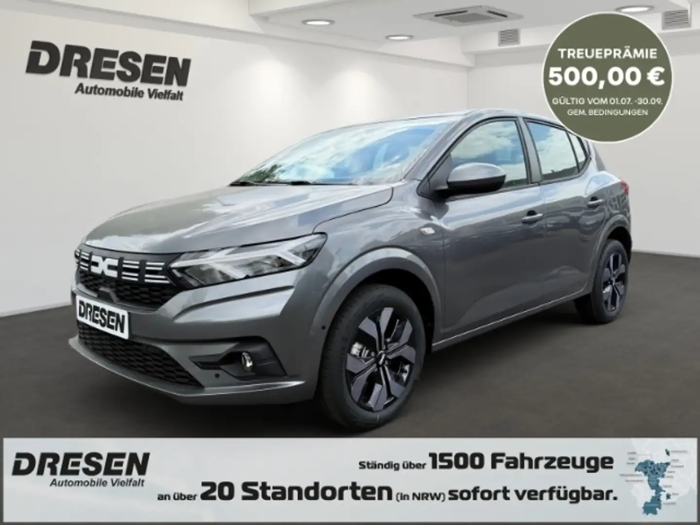 Dacia Sandero III 1.0 Expression TCe 90 NAVI ALUFELGEN WINTERPAK Gris - 1