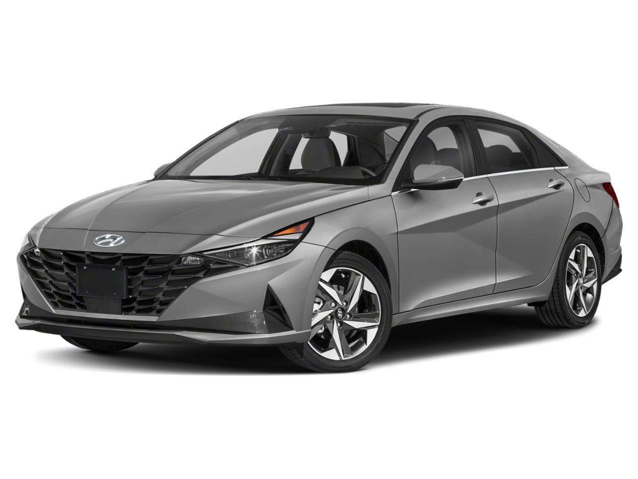 Gray 2021 Hyundai Elantra Hybrid Sedan 6-Speed Automatic