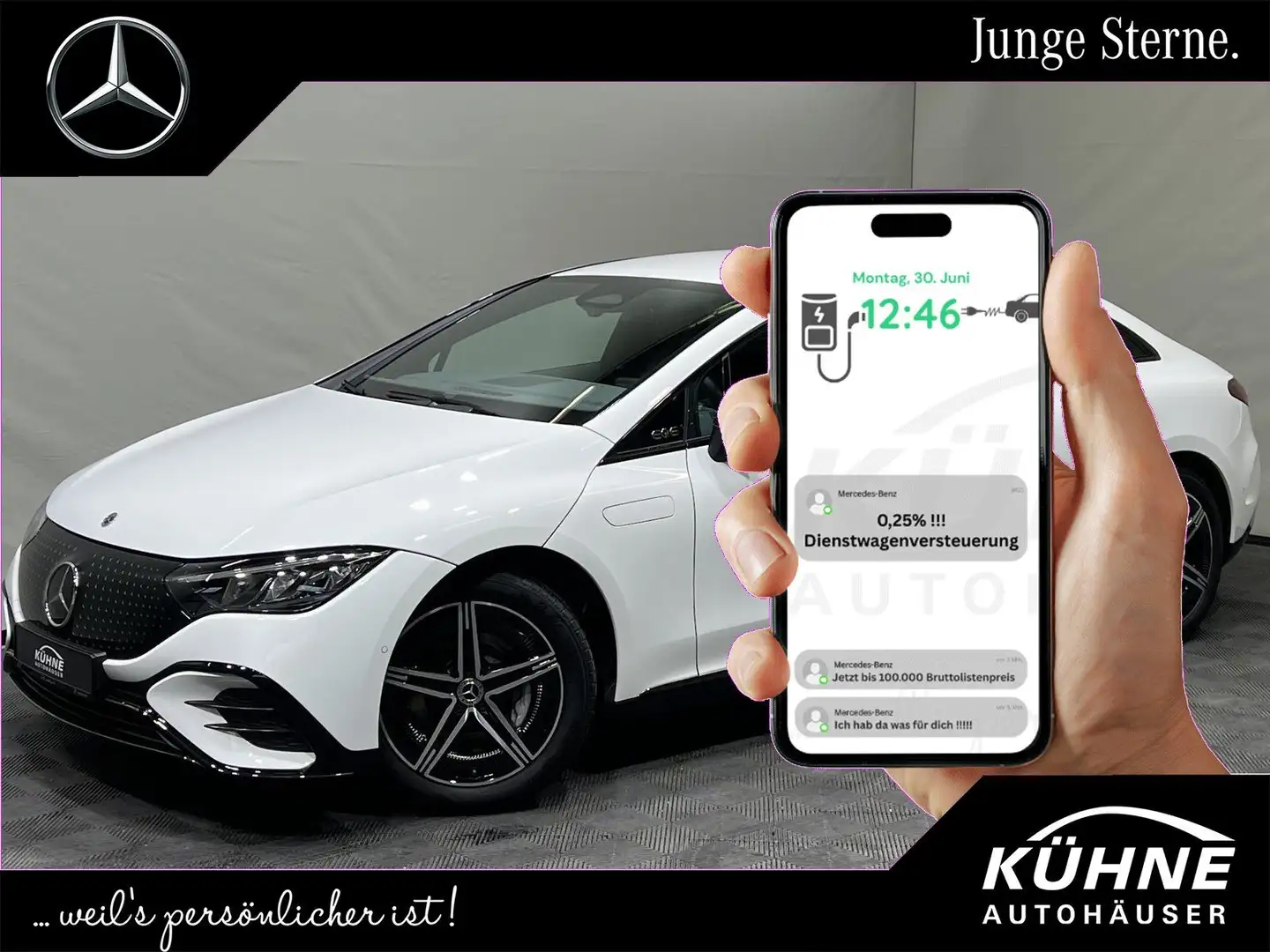 Mercedes-Benz EQE 300 AMG Advanced Plus Night AHK+Service !!! Weiß - 1